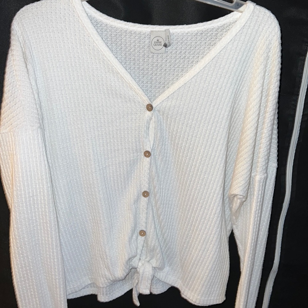 Paper Crane tie front top